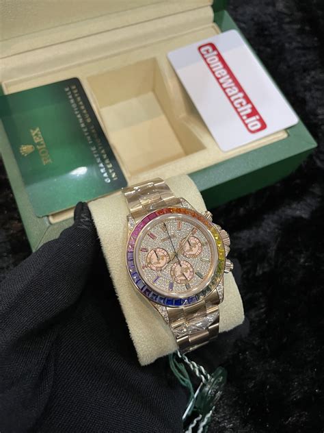 fake rolex watches with diamond|rolex daytona iced out.